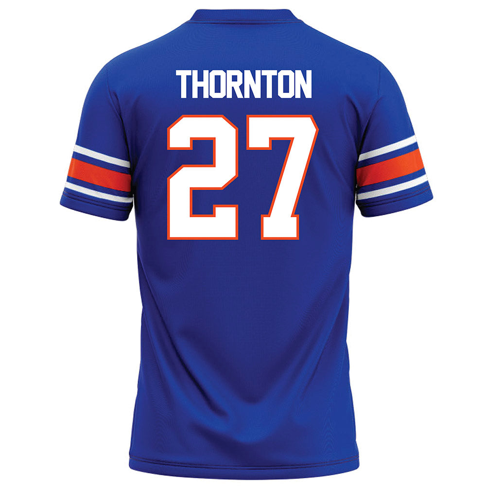 Boise State - NCAA Football : Dionte Thornton - Blue Football Jersey