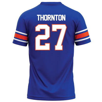 Boise State - NCAA Football : Dionte Thornton - Blue Football Jersey