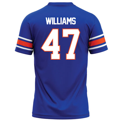 Boise State - NCAA Football : Jacob Williams - Blue Football Jersey