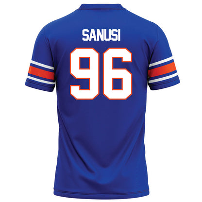 Boise State - NCAA Football : Lopez Sanusi - Blue Football Jersey-1