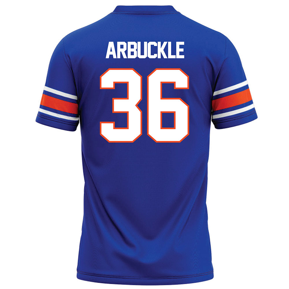 Boise State - NCAA Football : Jacob Arbuckle - Blue Football Jersey-1