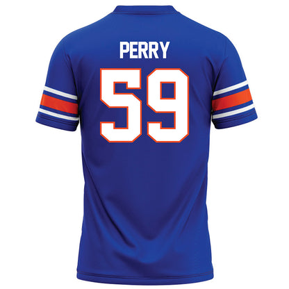 Boise State - NCAA Football : Jameson Perry - Blue Football Jersey-1