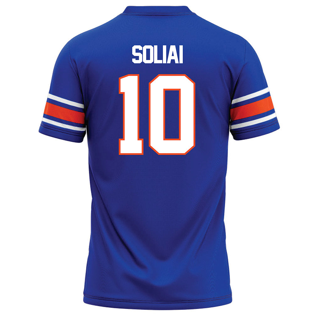 Boise State - NCAA Football : Madden Soliai - Blue Football Jersey-1