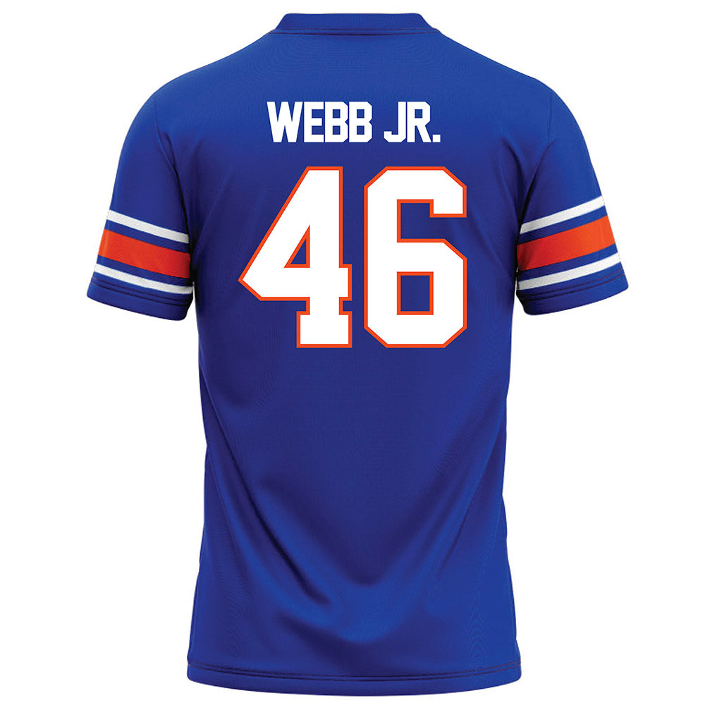 Boise State - NCAA Football : Corey Webb Jr. - Blue Football Jersey-1