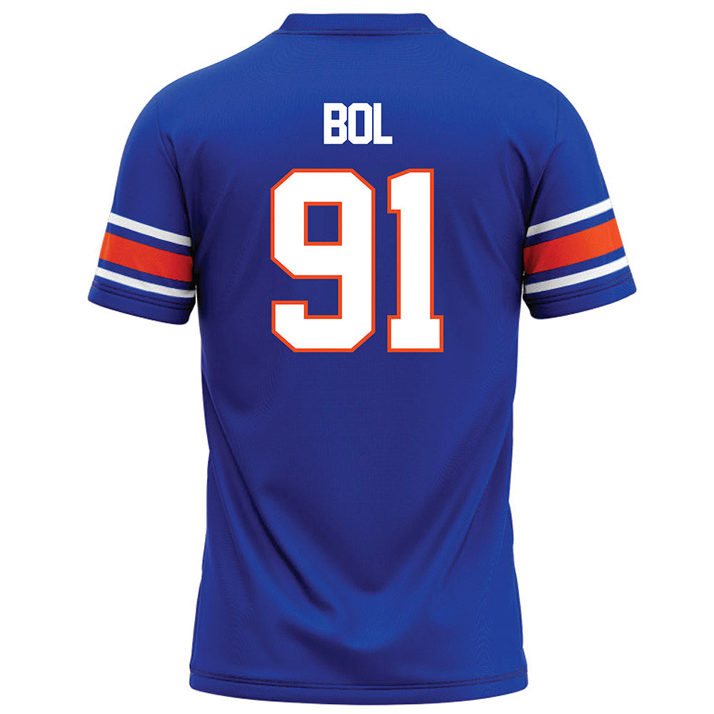 Boise State - NCAA Football : Bol Bol - Blue Football Jersey-1