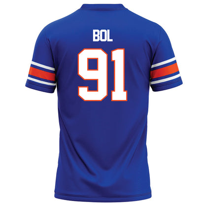 Boise State - NCAA Football : Bol Bol - Blue Football Jersey-1
