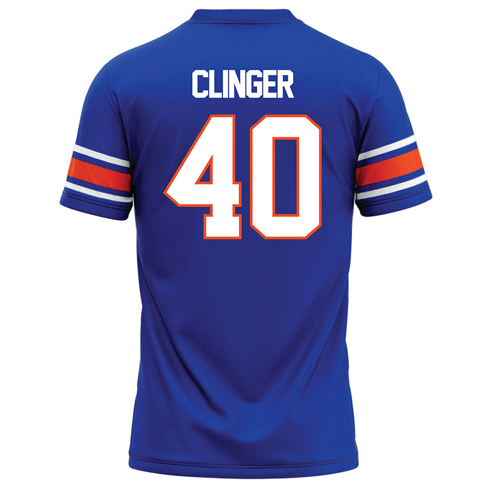 Boise State - NCAA Football : Ryker Clinger - Blue Football Jersey