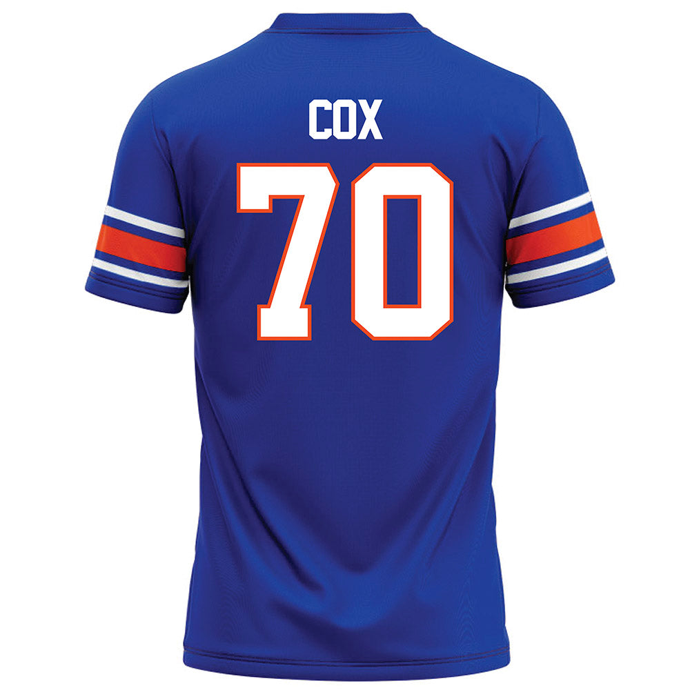 Boise State - NCAA Football : Kyle Cox - Blue Football Jersey-1