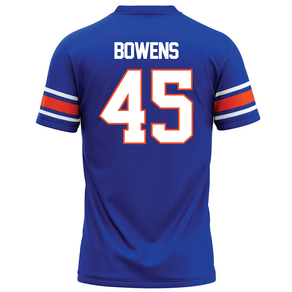Boise State - NCAA Football : Markell Bowens - Blue Football Jersey-1