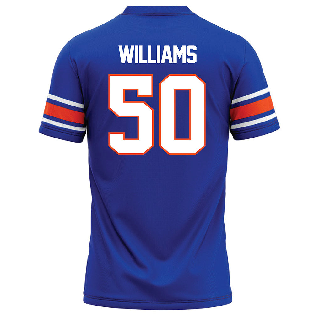 Boise State - NCAA Football : Jaden Williams - Blue Football Jersey-1