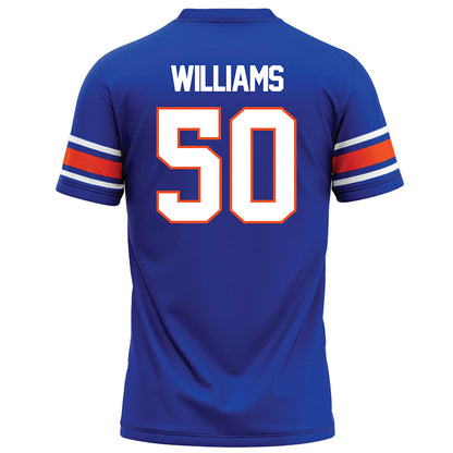 Boise State - NCAA Football : Jaden Williams - Blue Football Jersey-1