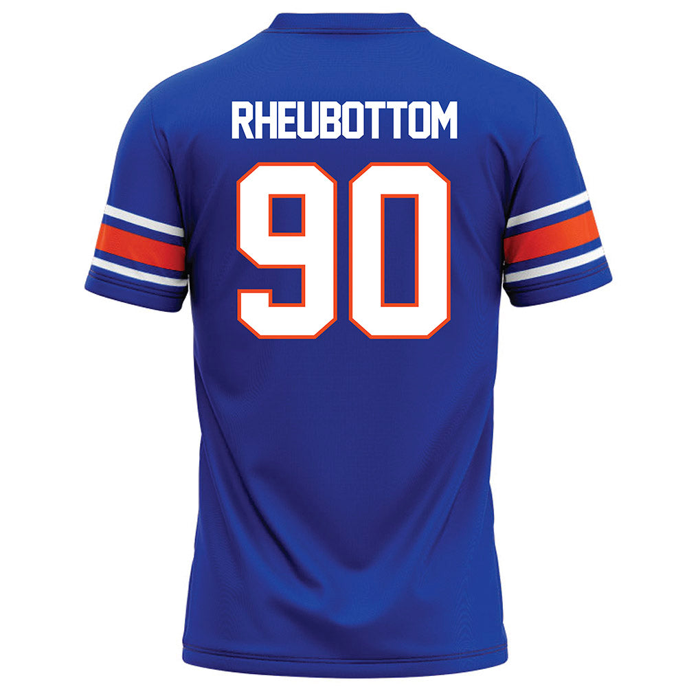 Boise State - NCAA Football : Drew Rheubottom - Blue Football Jersey-1