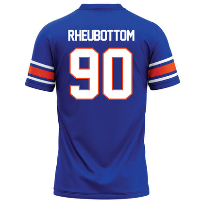 Boise State - NCAA Football : Drew Rheubottom - Blue Football Jersey-1