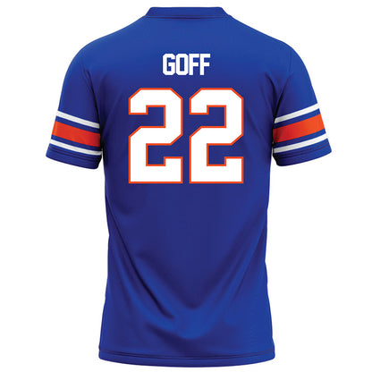 Boise State - NCAA Football : Juelz Goff - Blue Football Jersey-1