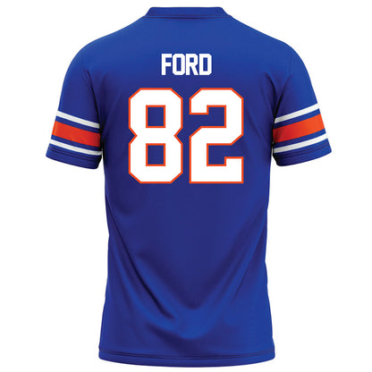 Boise State - NCAA Football : Ben Ford - Blue Football Jersey-1