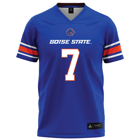 Boise State - NCAA Football : Jaden Mickey - Blue Football Jersey-0
