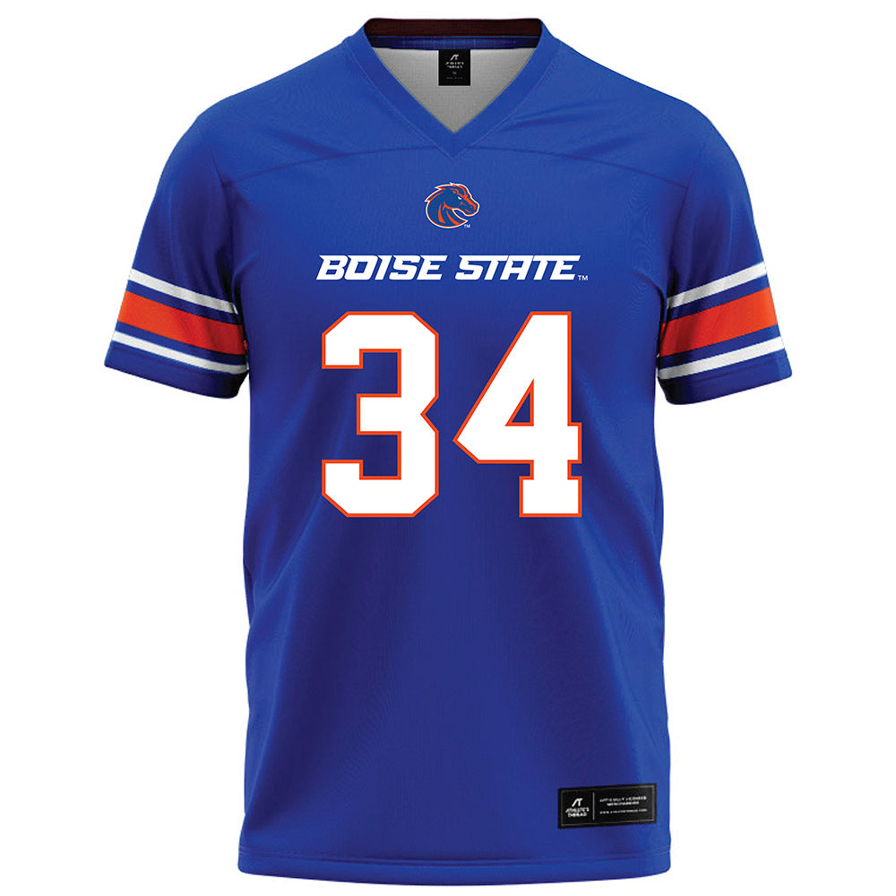 Boise State - NCAA Football : Jeremyah Lane - Blue Football Jersey-0