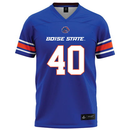 Boise State - NCAA Football : Ryker Clinger - Blue Football Jersey