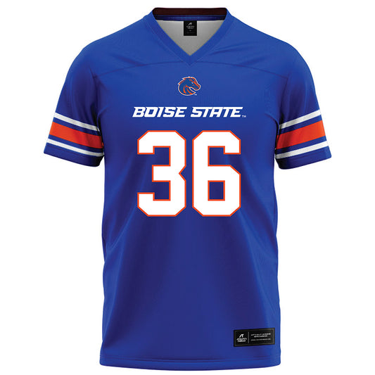 Boise State - NCAA Football : Cole Miller - Blue Football Jersey-0