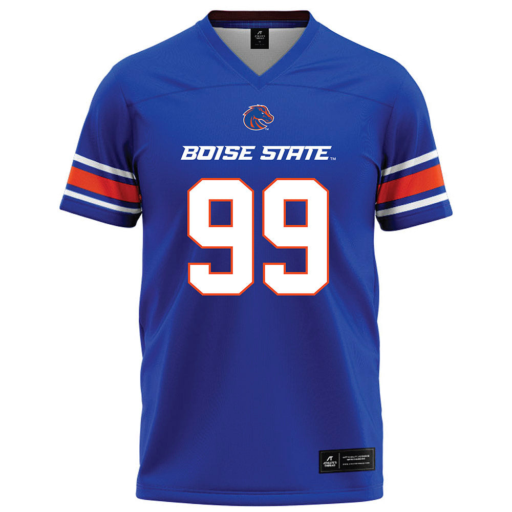 Boise State - NCAA Football : Michael Madrie - Blue Football Jersey-0