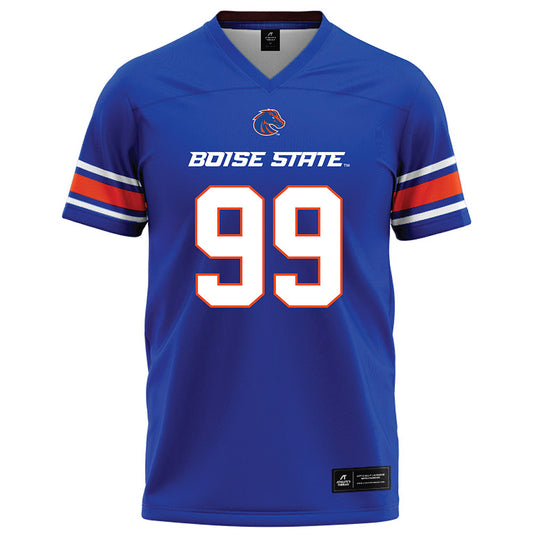 Boise State - NCAA Football : Michael Madrie - Blue Football Jersey-0