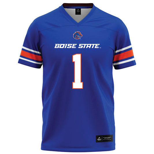 Boise State - NCAA Football : Boen Phelps - Blue Football Jersey-0