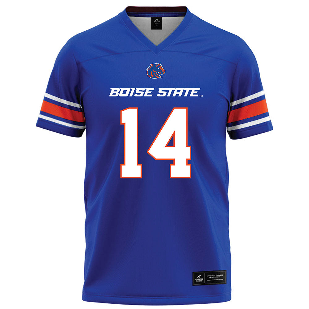 Boise State - NCAA Football : Max Cutforth - Blue Football Jersey-0