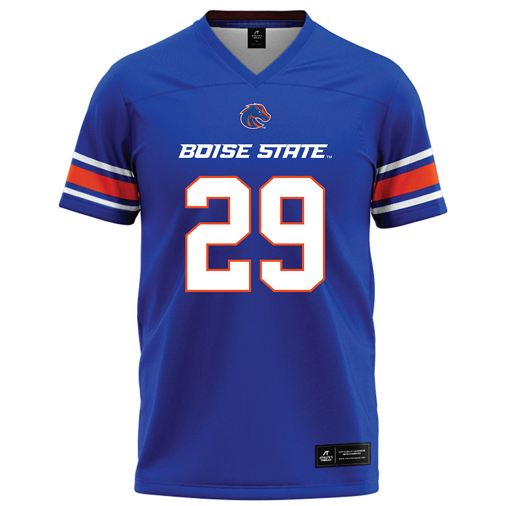 Boise State - NCAA Football : AJ Jones - Blue Football Jersey-0