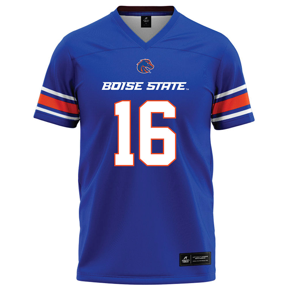 Boise State - NCAA Football : Jackson Taylor - Blue Football Jersey-0