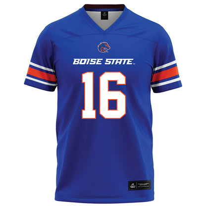 Boise State - NCAA Football : Jackson Taylor - Blue Football Jersey-0