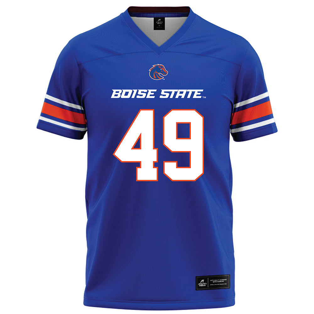 Boise State - NCAA Football : Beckham Hofland - Blue Football Jersey-0
