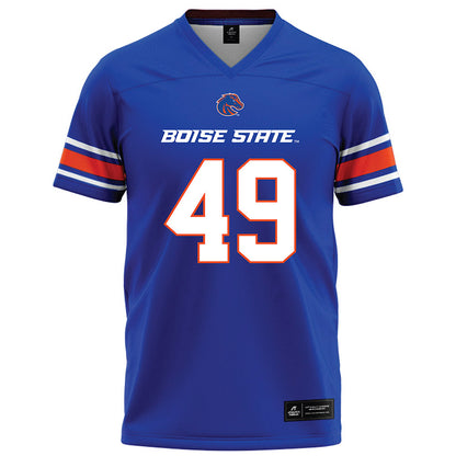 Boise State - NCAA Football : Beckham Hofland - Blue Football Jersey-0