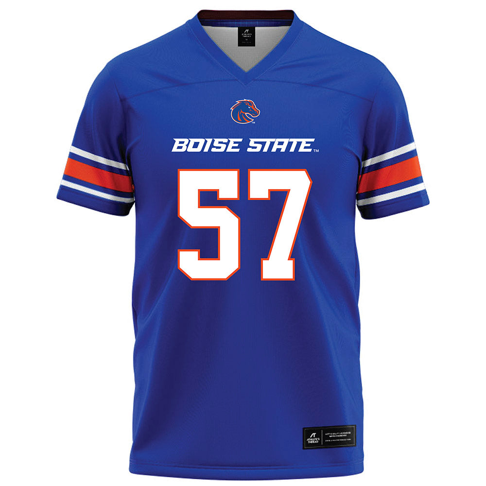 Boise State - NCAA Football : Gustaf Henriks Ras - Blue Football Jersey-0