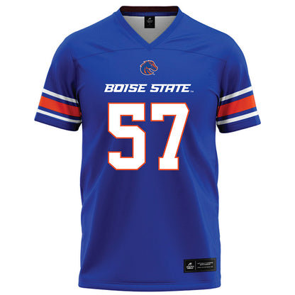 Boise State - NCAA Football : Gustaf Henriks Ras - Blue Football Jersey-0