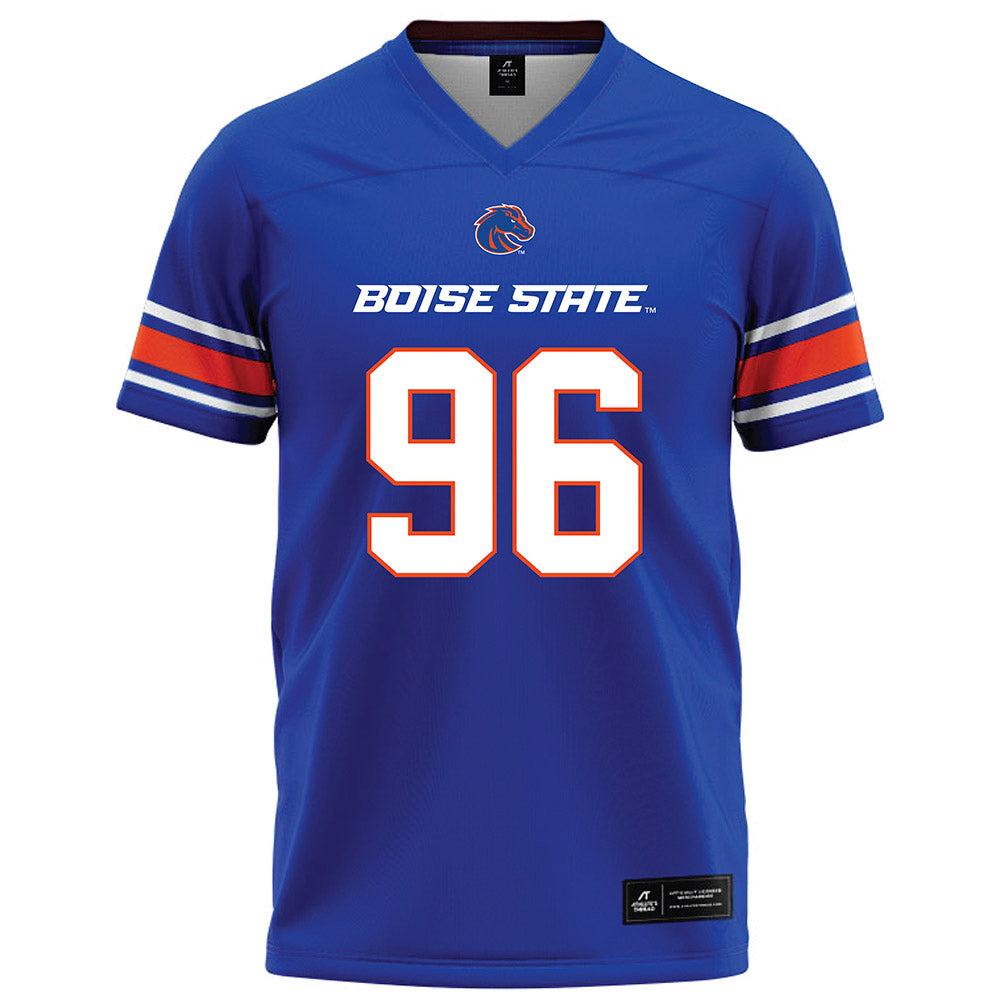 Boise State - NCAA Football : Lopez Sanusi - Blue Football Jersey-0