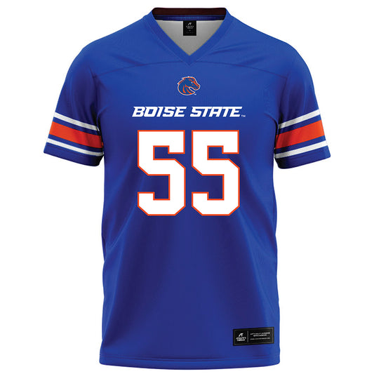 Boise State - NCAA Football : Mana Tuioti - Blue Football Jersey-0