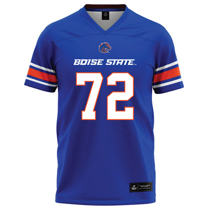 Boise State - NCAA Football : Zach Holmes - Blue Football Jersey