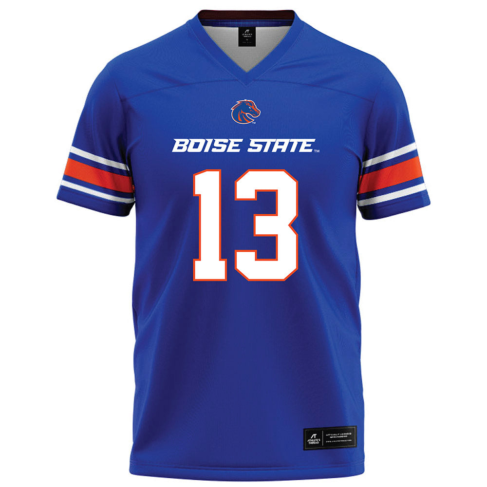 Boise State - NCAA Football : Darren Morris - Blue Football Jersey-0