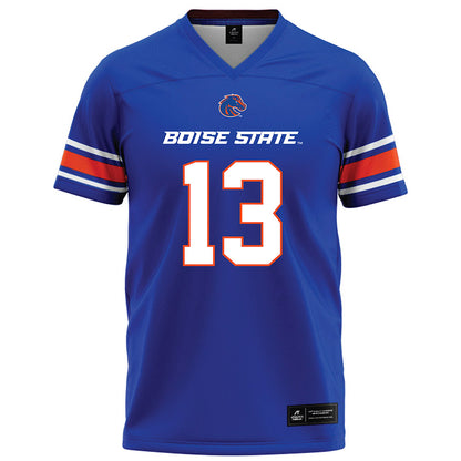 Boise State - NCAA Football : Darren Morris - Blue Football Jersey-0