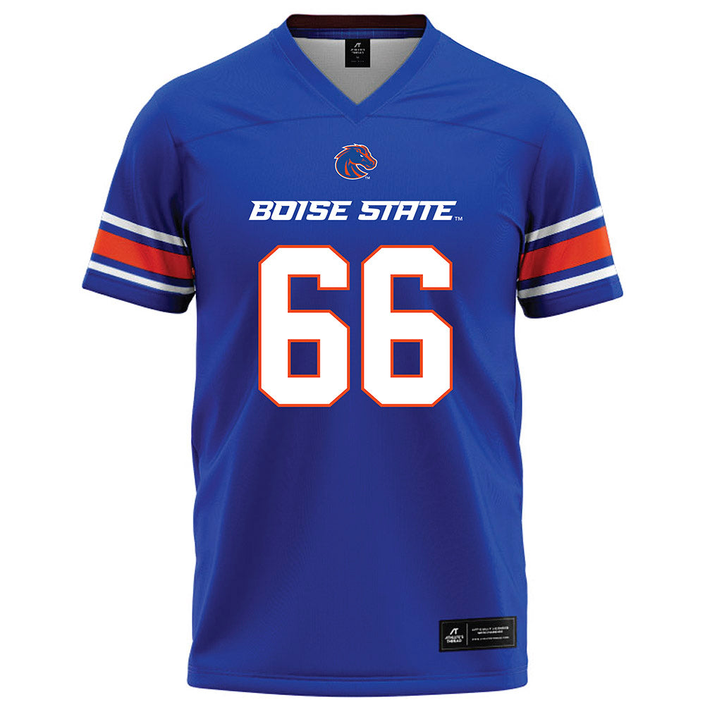 Boise State - NCAA Football : Jacob Tracy - Blue Football Jersey-0