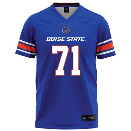 Boise State - NCAA Football : Miles Walker - Blue Football Jersey-0