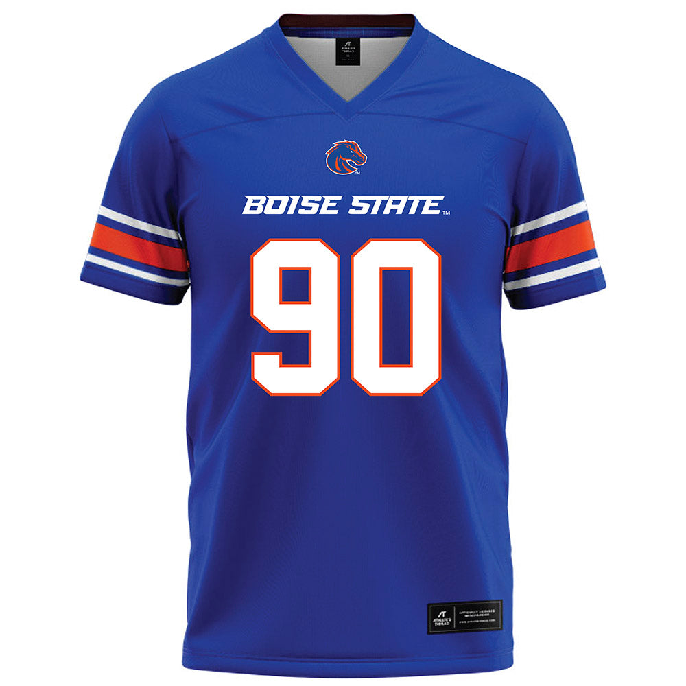 Boise State - NCAA Football : Drew Rheubottom - Blue Football Jersey-0