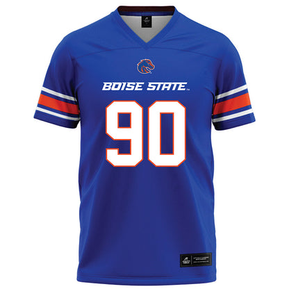 Boise State - NCAA Football : Drew Rheubottom - Blue Football Jersey-0