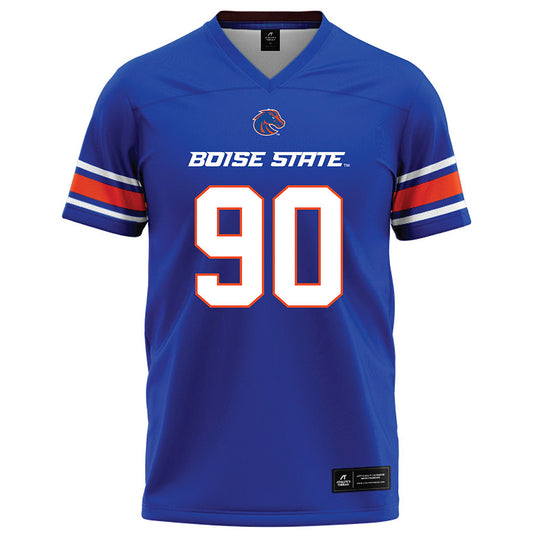 Boise State - NCAA Football : Drew Rheubottom - Blue Football Jersey-0
