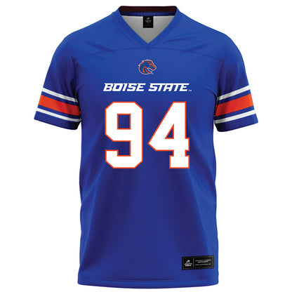 Boise State - NCAA Football : Paz St. John - Blue Football Jersey-0
