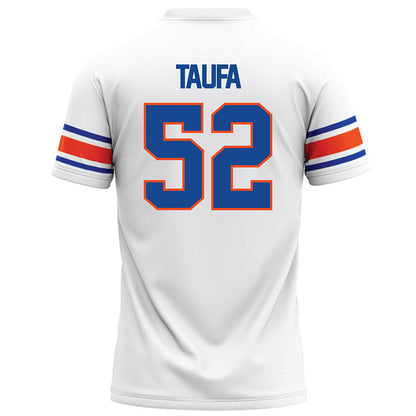 Boise State - NCAA Football : Stewart Taufa - White Football Jersey-1