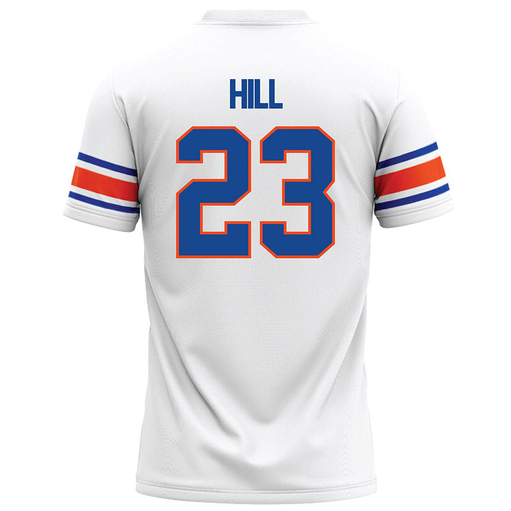 Boise State - NCAA Football : David Hill - White Football Jersey-1
