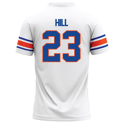 Boise State - NCAA Football : David Hill - White Football Jersey-1