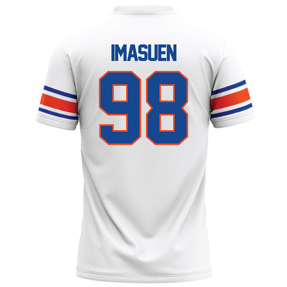 Boise State - NCAA Football : Bethel Imasuen - White Football Jersey-1