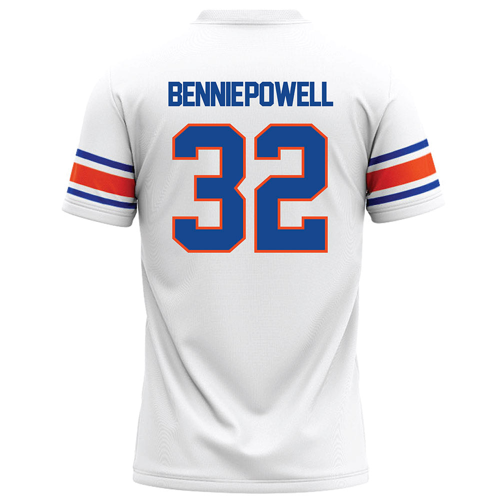 Boise State - NCAA Football : Taebron Bennie-Powell - White Football Jersey-1